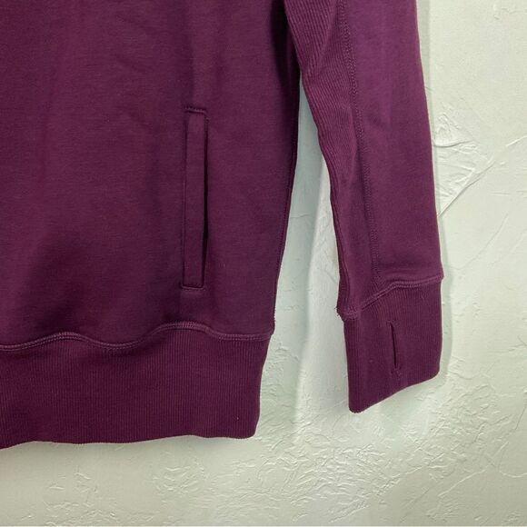 Zyia Plum Purple Oh So Soft Hoodie Sweatshirt XS - Picture 3 of 6